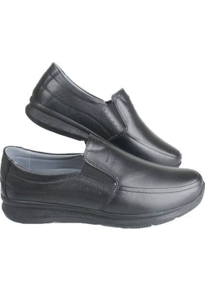 Erkek Hakiki Deri Hafif Ortopedik Taban Günlük Baba Ayakkabısı fırsatları