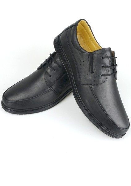 Erkek Hakiki Deri Topuk Jelli Ortopedik Klasik Ayakkbı fiyatları