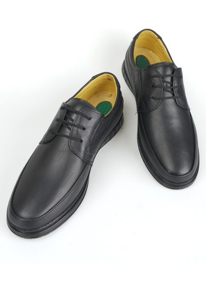 Erkek Hakiki Deri Topuk Jelli Ortopedik Klasik Ayakkbı fırsatları