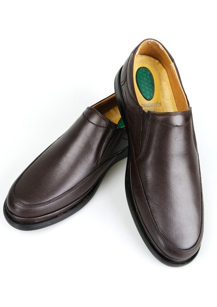 Erkek Hakiki Deri Günlük Ortopedik Esnel Baba Ayakkabısı Topuk Jelli fiyatları