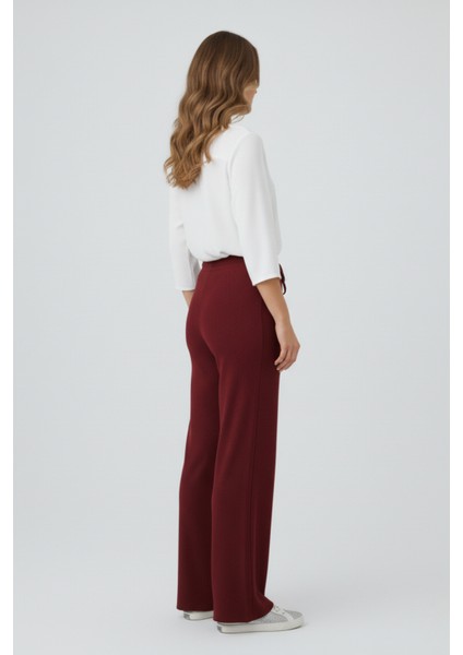 Kadın Modern Bordo Pantolon indirimleri