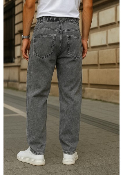Erkek Günlük Premium Comfort Gri Baggy Pantolon indirimleri