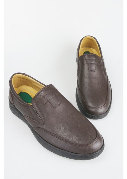 Erkek Hakiki Deri Ultra Rahat Jelli Siyah Günlük Baba Ayakkabısı indirimleri