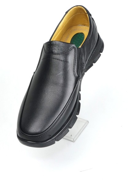 The Dortex FOTER03 Erkek Hakiki Deri Bağsız Yumuşak Ortopedik Günlük Baba Ayakkabısı modelleri