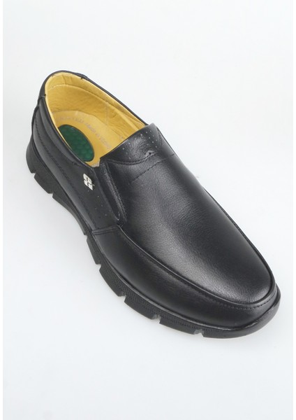 The Dortex FOTER03 Erkek Hakiki Deri Bağsız Yumuşak Ortopedik Günlük Baba Ayakkabısı indirimleri