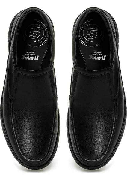 5 Nokta A10203676410010 5f 102522.M 5pr Siyah Erkek Geleneksel Comfort Makosen Ayakkabı fırsatları