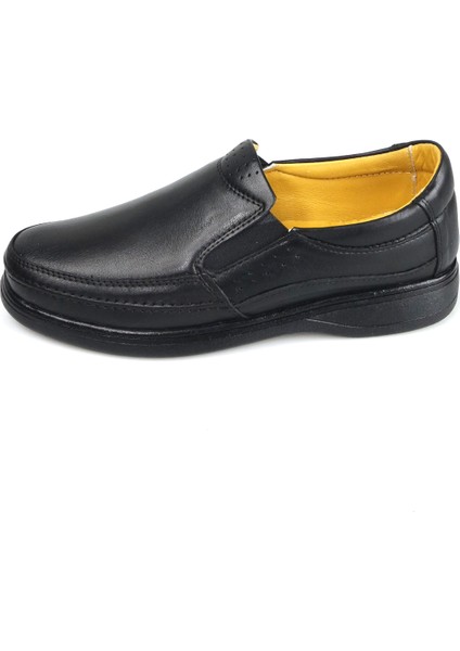 Erkek Iç Dış Hakiki Deri Ortopedik Rahat Esnek Günlük Baba Ayakkabısı indirimleri