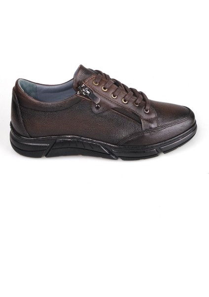 Erkek Hakiki Deri Ortopedik Kauçuk Kaymaz Taban Rahat Günlük Ayakkabı modelleri