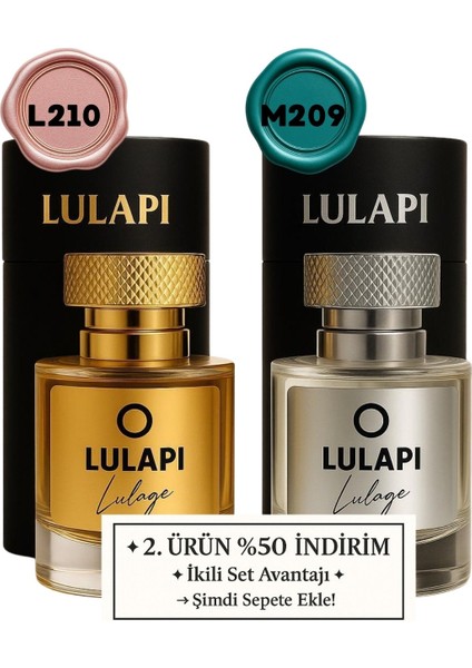 L210 Black Op & M209 Invik 2’li Parfüm Seti | Kalıcı Kadın–erkek Parfüm