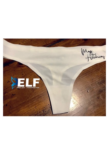 Kişiye Özel Gelin Külot Baskılı modelleri