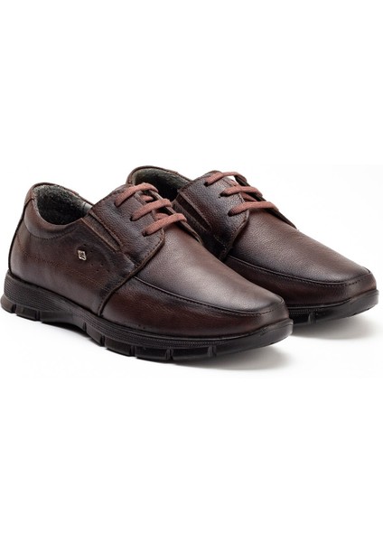The Dortex FOTER01 Erkek Hakiki Deri Bağcıklı Yumuşak Ortopedik Günlük Baba Ayakkabısı modelleri