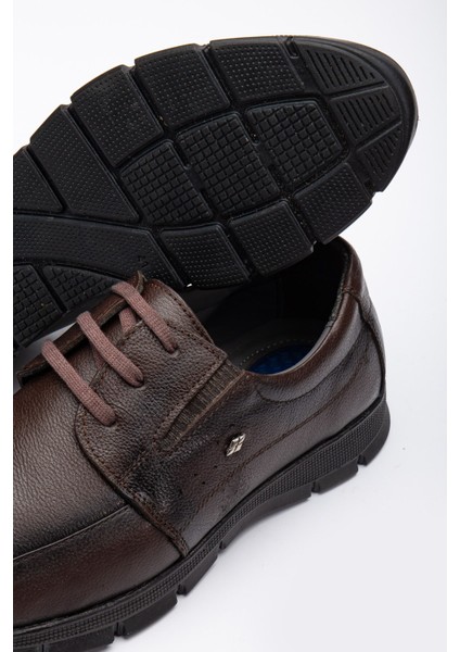 The Dortex FOTER01 Erkek Hakiki Deri Bağcıklı Yumuşak Ortopedik Günlük Baba Ayakkabısı indirimleri