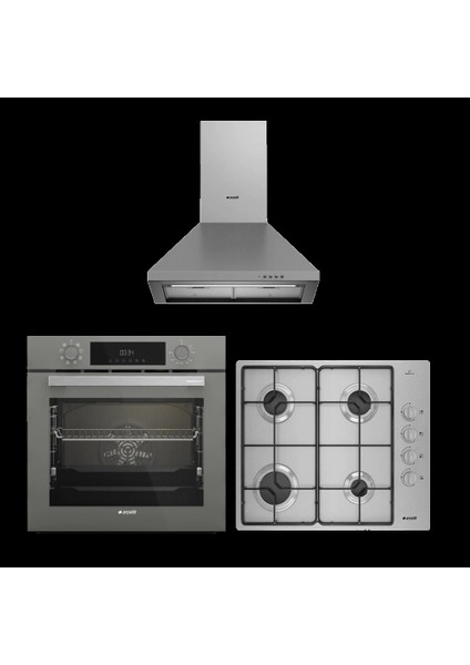 Yeni Inox Ankastre Set