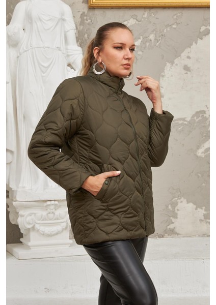 Kapitone Büyük Beden Mont fiyatları