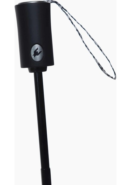 Fiber Kazayağı Desenli Otomatik Şemsiye, Şık ve Kullanışlı Beyaz Yağmur Koruyucu