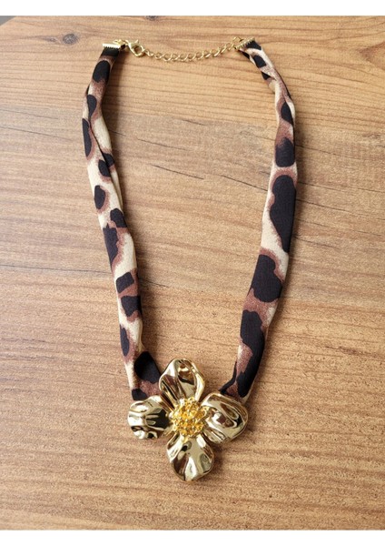 Leopar Kumaş Kolye fiyatları