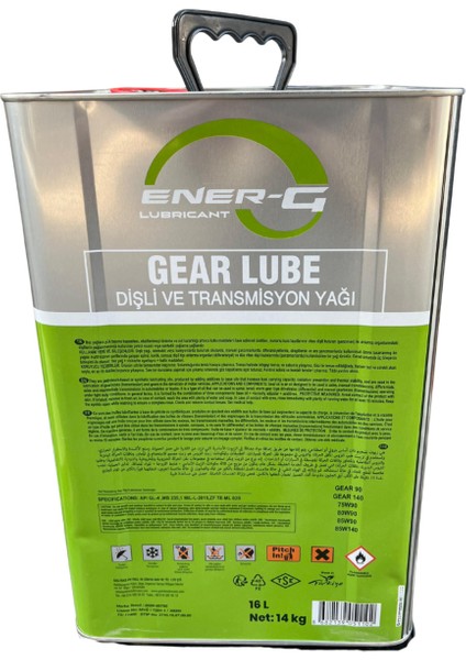 Ener-G 90 Numara Dişli ve Transmisyon Yağı 14 kg - 16 L fiyatları