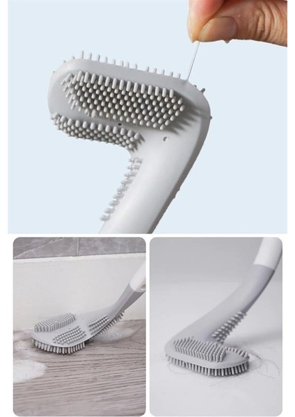 Golf Tasarımlı Silikon Wc Klozet Mutfak Temizlik Fırçası Kanca Hediyeli indirimleri