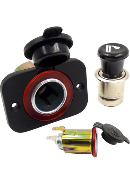 IC-246B-6 12 Volt 10 Amper Araba Çakmaklık Şarj Soketi