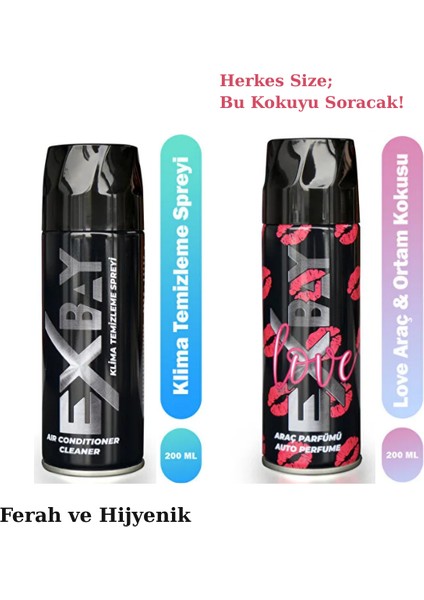 Koku Bombası Klima Fresh Okyanus Esanslı 200ML - Araç Parfümü Öpücüklü 200ML