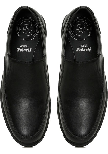 5 Nokta A10203676710010 5f 107080.M 5pr Siyah Erkek Geleneksel Comfort Makosen Ayakkabı fırsatları