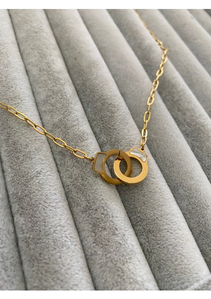 Yüzük Şeklinde Çelik Kolye - Kutulu Paketleme modelleri