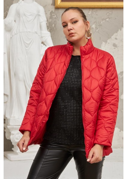 Kapitone Büyük Beden Mont indirimleri