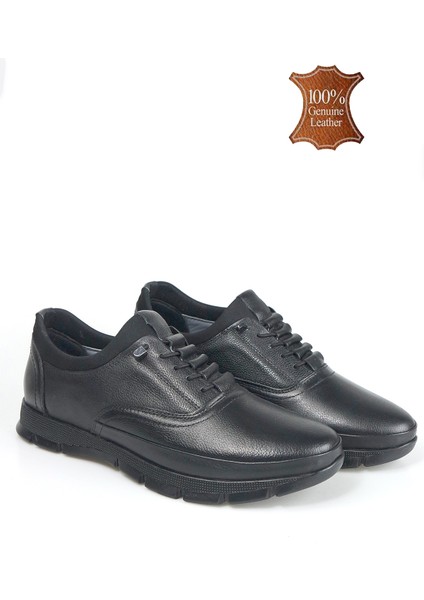 Erkek Hakiki Deri Esnek Kumaşlı Ortopedik Jel Taban Comfort Ayakkabı modelleri