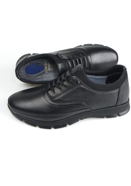 Erkek Hakiki Deri Esnek Kumaşlı Ortopedik Jel Taban Comfort Ayakkabı fırsatları