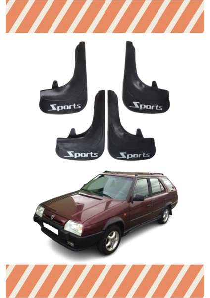 Skoda Forman Sports Yazılı 2'li Tozluk Çamurluk Paçalık