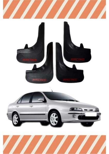 Fiat Marea Tüm Kasalar Racing Yazılı 4'lü Tozluk Çamurluk Paçalık