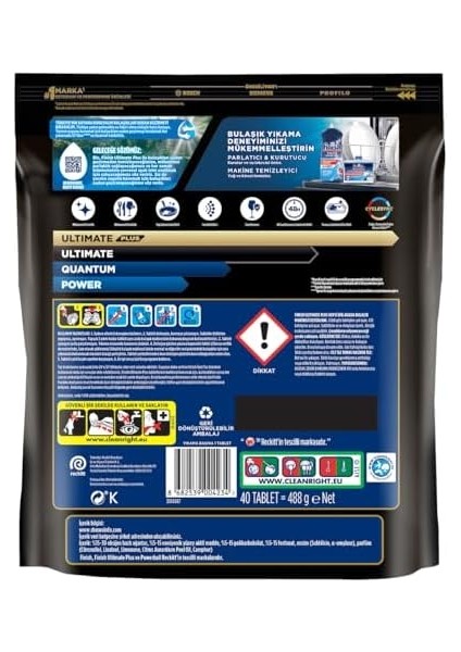 Finish Ultimate Plus 75 Kapsül Bulaşık Makinesi Deterjanı Tableti + Temizlik ve Bakım Seti modelleri