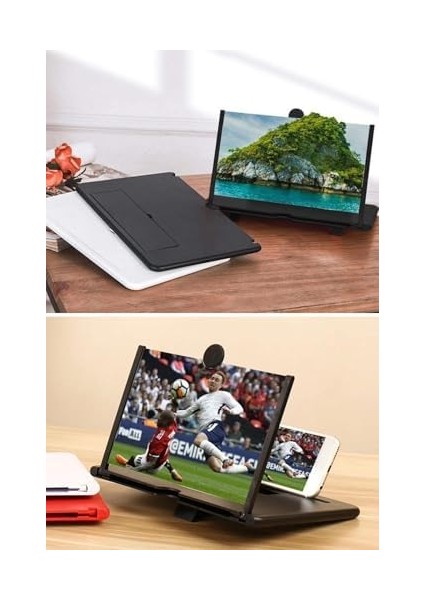 Telefon ve Tablet Ekran Büyütücü Aparat Kırmızı modelleri