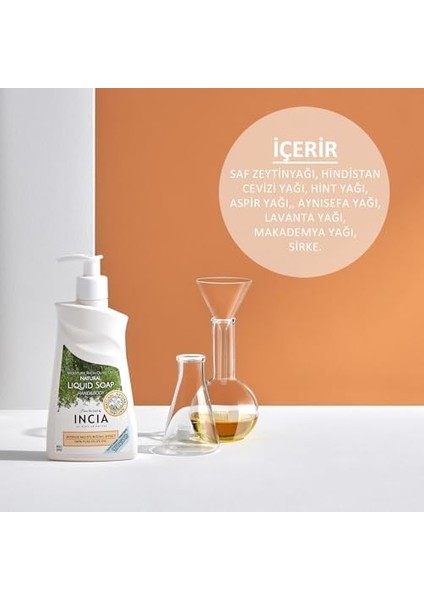 INCIA%100 Doğal Sıvı Kastil Sabunu Yoğun Nemlendirici Zeytinyağlı 10 Bitkisel Değerli Yağ Vegan 250 ml fiyatları
