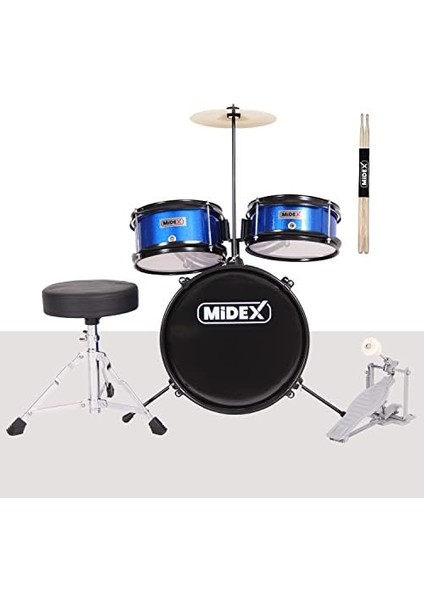 CD300X-BL Akustik Çocuk Baterisi Davulu Seti 5-14 Yaş Için Full Set modelleri