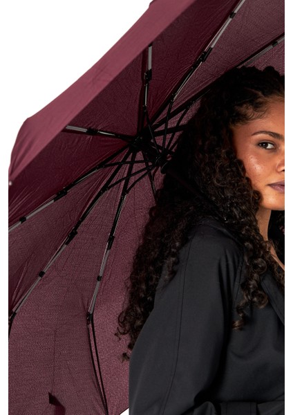 Otomatik Açılır Fiber Telli Kanca Saplı Şemsiye, Dayanıklı ve Şık Tasarım