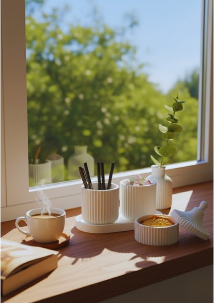 5 Parça Çok Amaçlı Makyaj Organizeri | Makyaj Pamuğu, Kulak Çubuğu, Bohem Banyo Düzenleyici modelleri