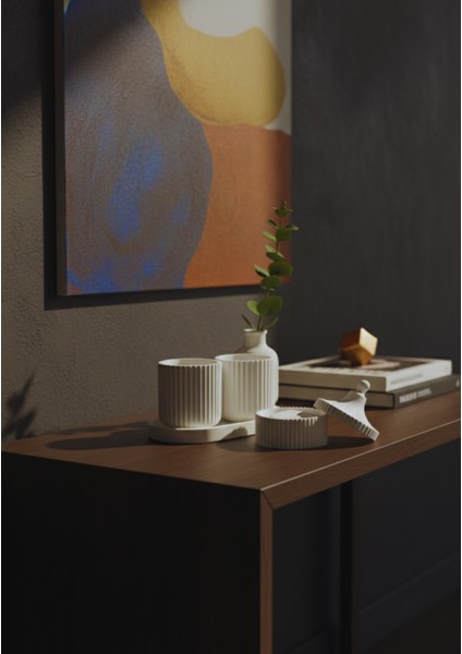 5 Parça Çok Amaçlı Makyaj Organizeri | Makyaj Pamuğu, Kulak Çubuğu, Bohem Banyo Düzenleyici fırsatları