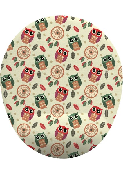 Fikirler Düş Kapanı ve Desenli Bilek Destekli Mouse Pad