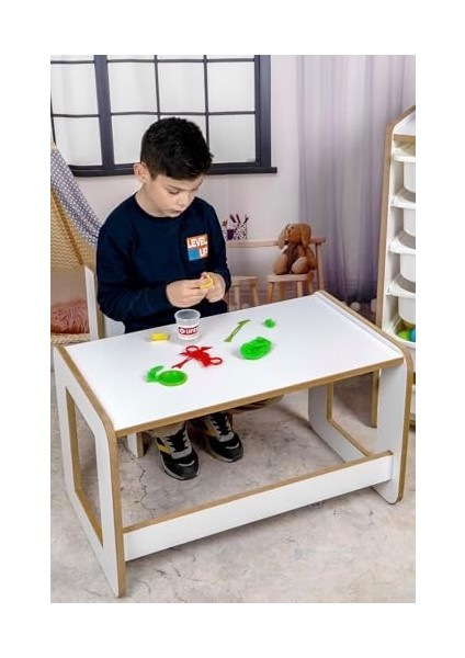 Oyun, Aktivite ve Etkinlik Masası, Beyaz 18MM 1.sınıf Mdf (Çekmecesiz) fiyatları