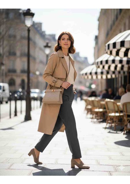 Premium Bej Mini Top Handle Kadın Omuz ve El Çantası– Altın Tokalı Şık Tasarım fiyatları