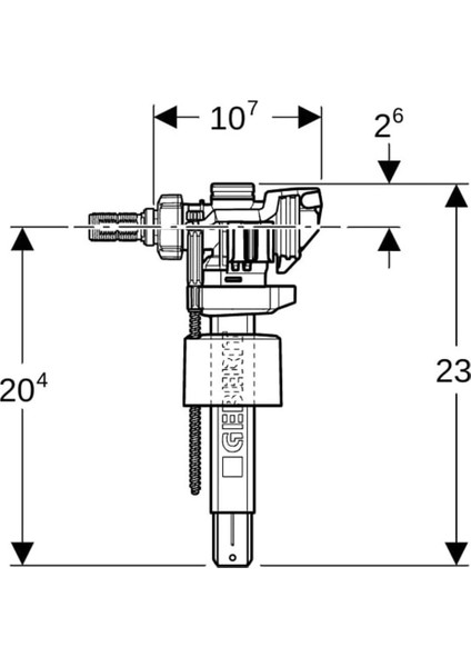 Şamandıra 240.705.00.5 Type 383 Doldurma Grubu Sıva Altı Rezervuarlar Için modelleri