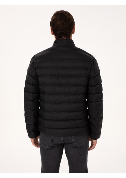 Erkek Siyah Ince Kapütone Mont 50319255-VR046 indirimleri