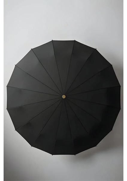 Şık ve Dayanıklı Otomatik Fonksiyonlu Fiber Tel Şemsiye, Siyah Renk. fiyatları
