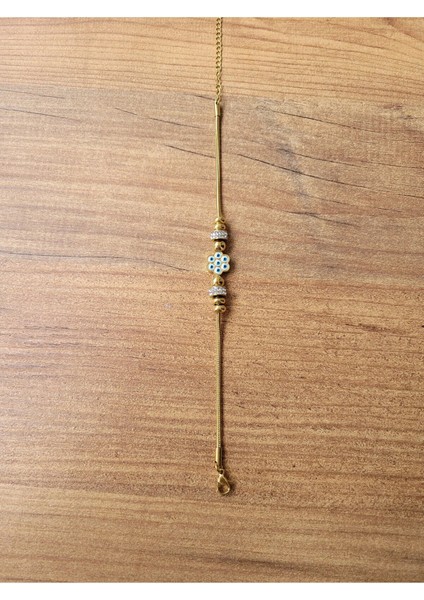 Paslanmaz Çelik Gold Kaplama Charmlı Bileklik fiyatları