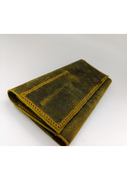 Crazy Gerçek Deri Tamamen El Emeği Özel Kalemleriniz Için Kalemlik Kalemkutu (8*18CM ) NLU103