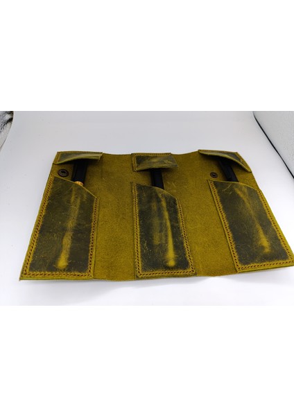 Crazy Gerçek Deri Tamamen El Emeği Özel Kalemleriniz Için Kalemlik Kalemkutu (8*18CM ) NLU103 fiyatları