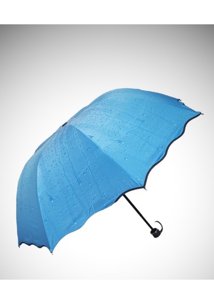 8 Telli Katlanabilir Metalik Şemsiye, Şık ve Kullanışlı Dış Mekan Aksesuarı fiyatları