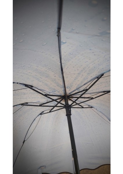 8 Telli Katlanabilir Metalik Şemsiye, Şık ve Kullanışlı Dış Mekan Aksesuarı modelleri