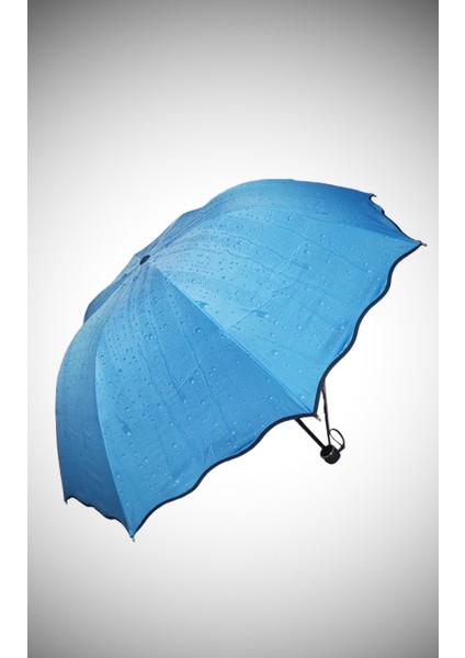 8 Telli Katlanabilir Metalik Şemsiye, Şık ve Kullanışlı Dış Mekan Aksesuarı fırsatları